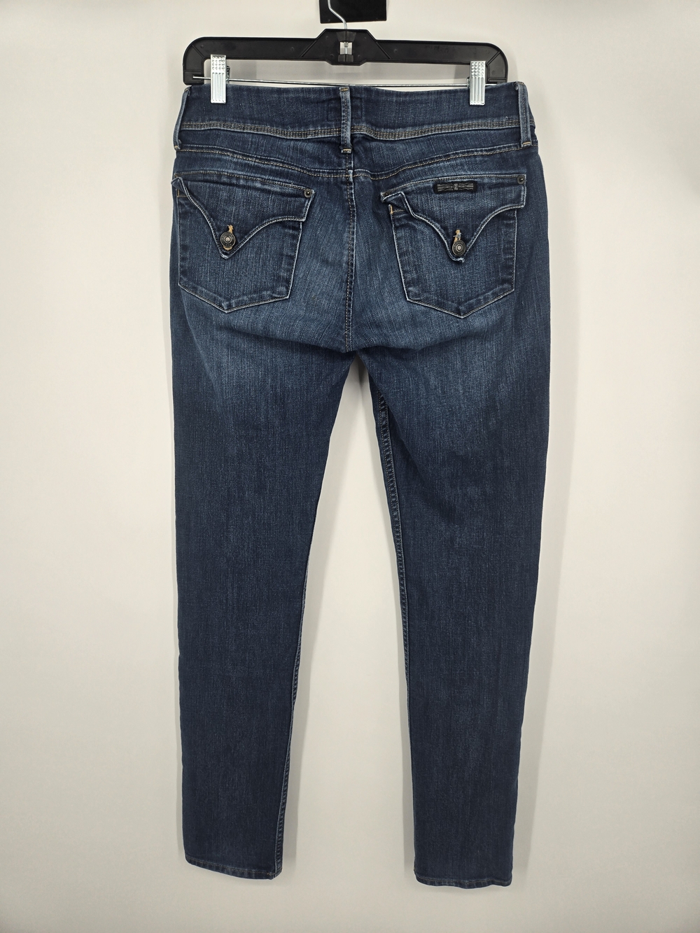 Hudson Navy Blue Collin Flap Skinny Jeans 30 Waist (7657) - Picture 4 of 9